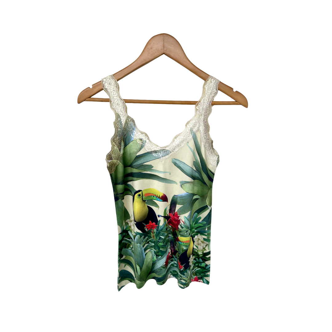 Blusa Regata Renda Kialä