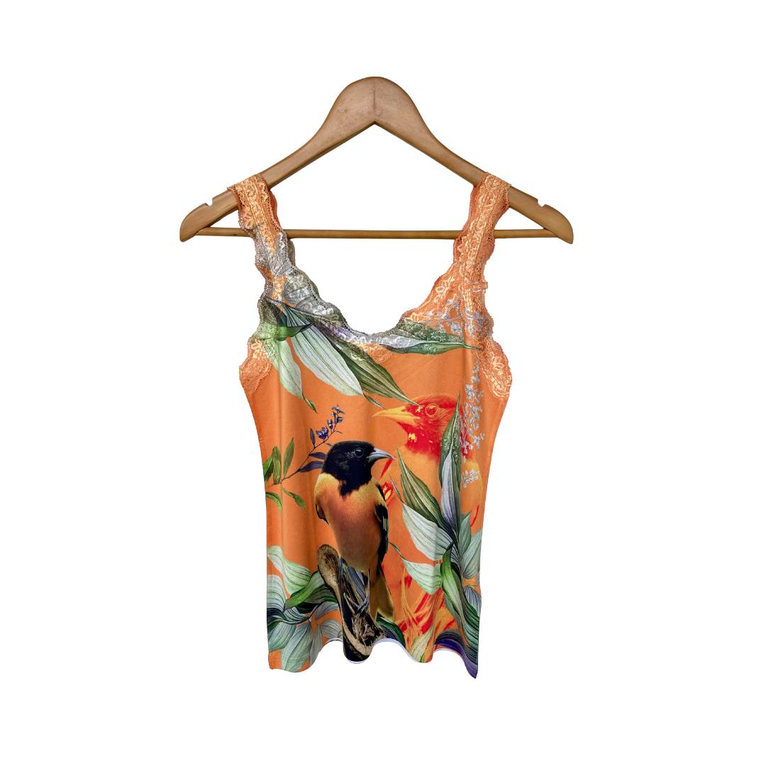 Blusa Regata Renda Baltimore