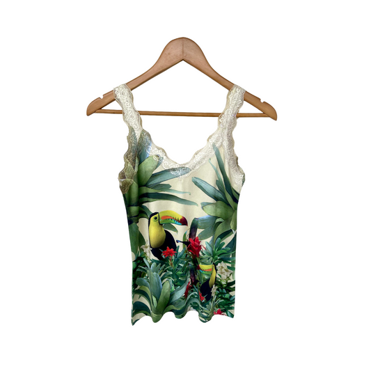 Blusa Regata Renda Kialä