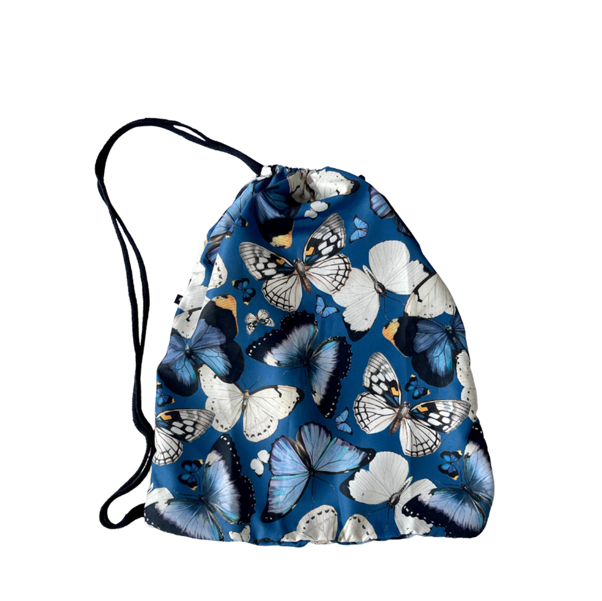 Saco Deportivo Mariposas Fondo Azul