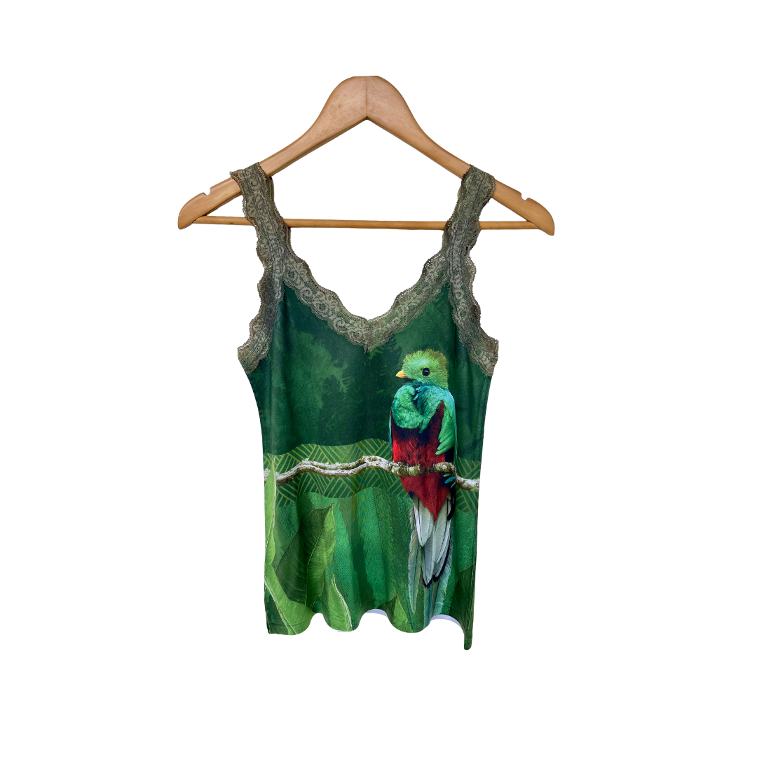 Blusa Regata Renda Quetzal
